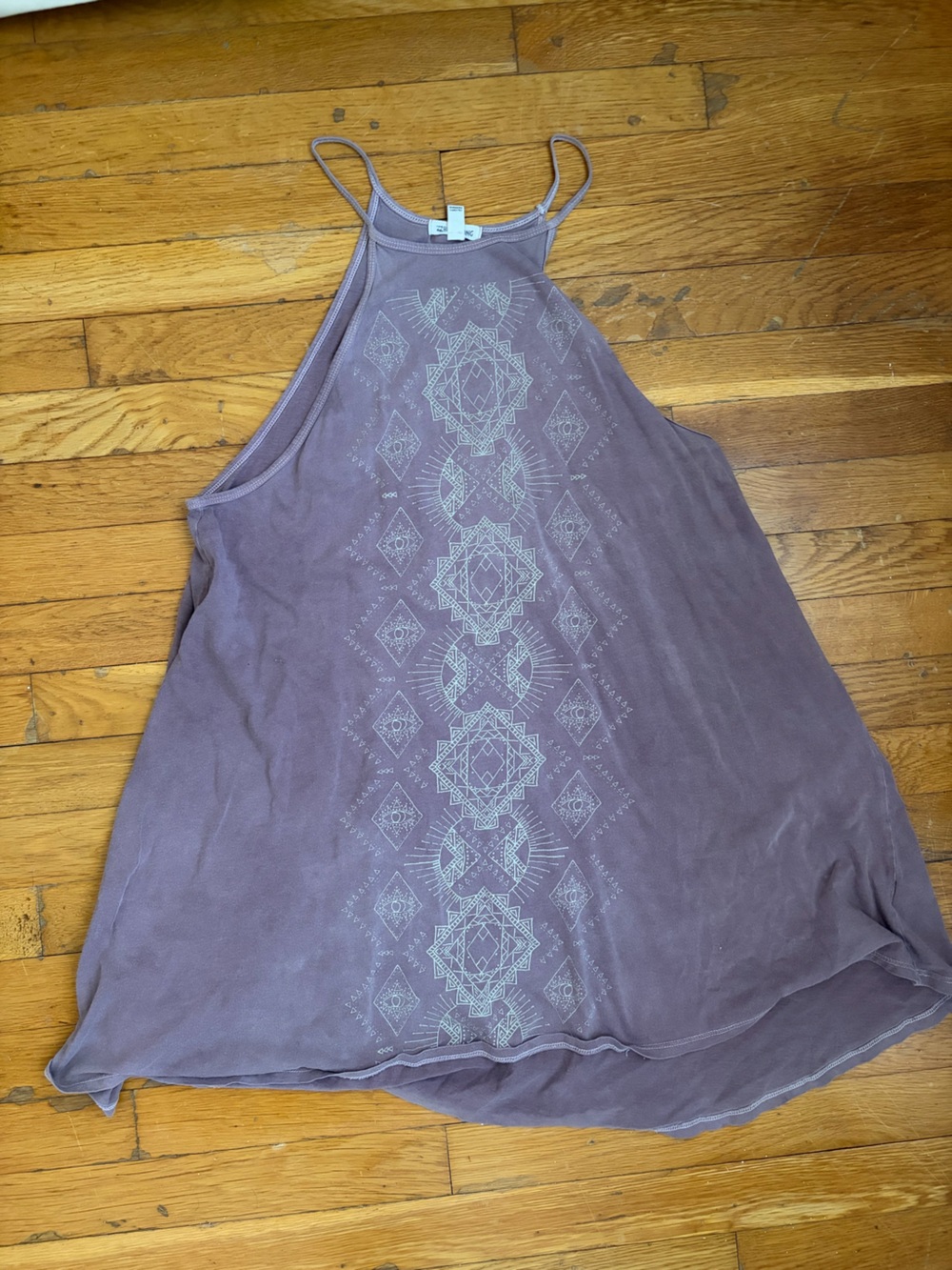 Billabong Mauve Purple Geo-Print Midi Dress